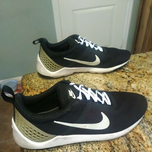 Men's Nike Lunarestoa 2 Essential Casual Shoes, 811372 010 Size 12 Black/White - Picture 5 of 12